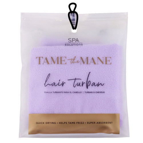 Tame The Name Lavender Wet Hair Turban