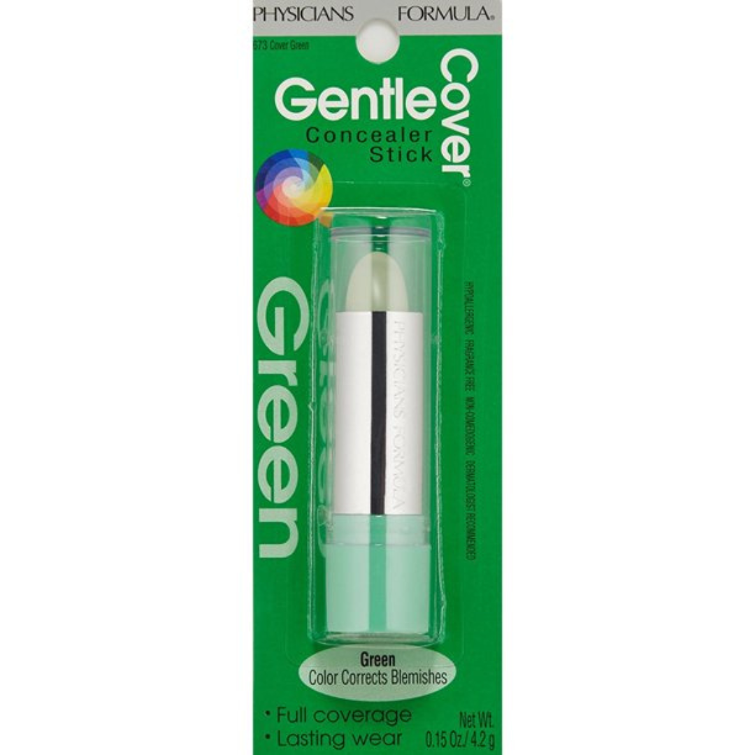 Physicians Formula - Gentle Cover Concealer Stick, Cover Green 0.15oz