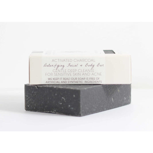 Little Seed Farm - Activated Charcoal Facial And Body Bar Soap