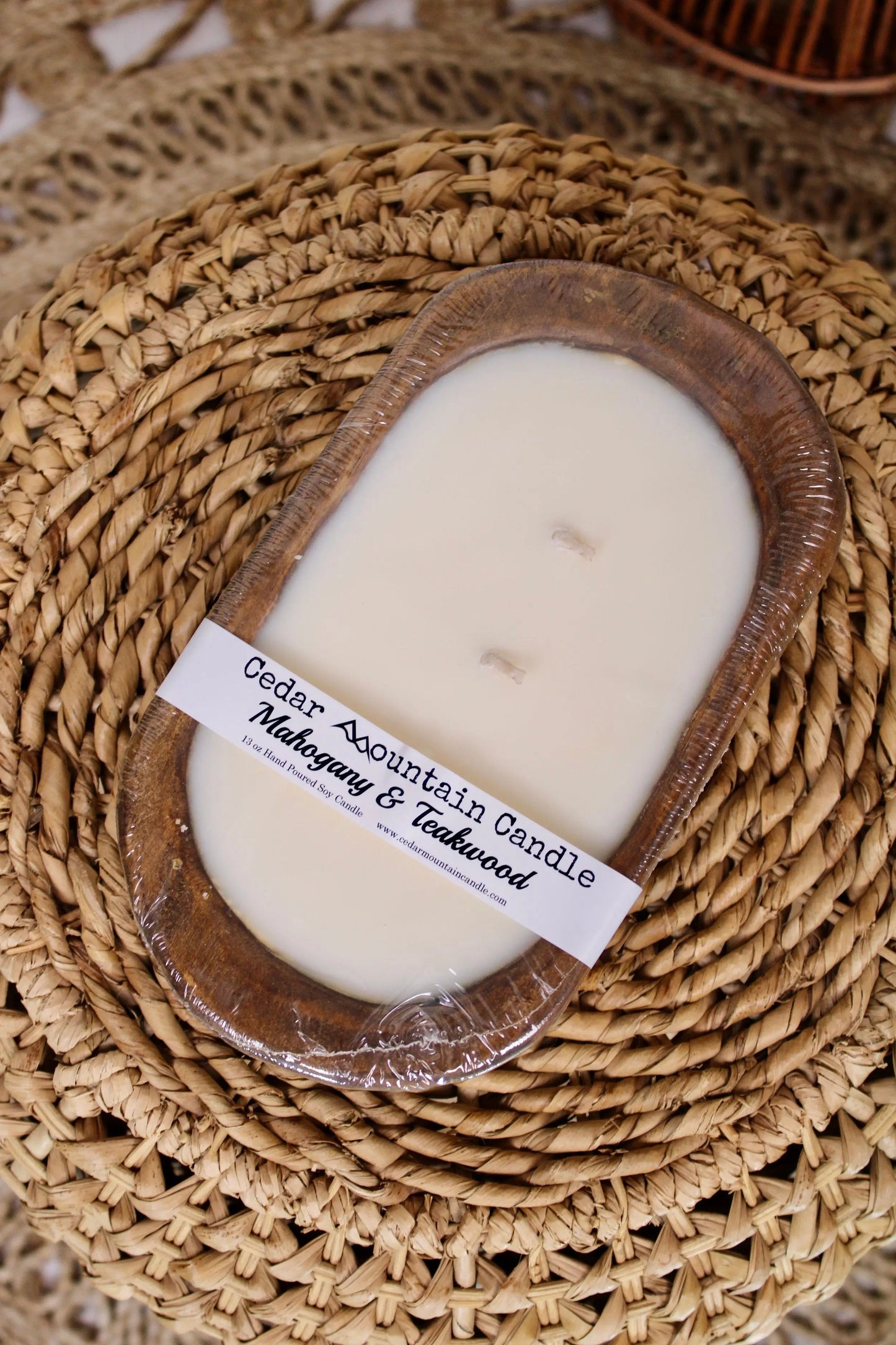 Cedar Mountain Candle Distressed White