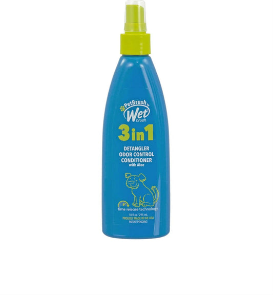 PetBrush by WetBrush 3-in-1 Detangler Odor Control Conditioner